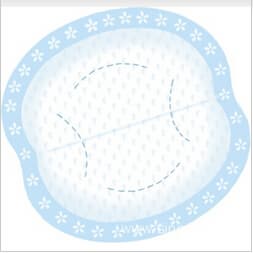 Soft Cotton Breast Pad With Back Sticky Paper